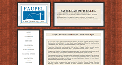 Desktop Screenshot of faupellaw.com